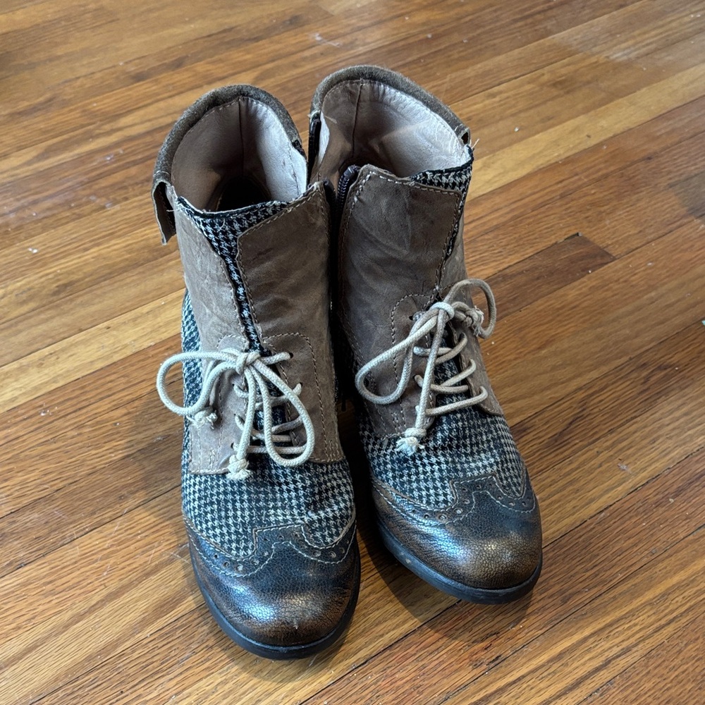 Genuine Italian Leather Ankle Boots